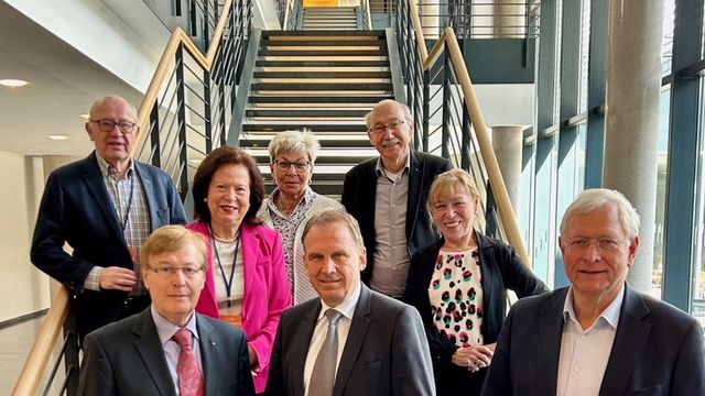 Delegation ehemaliger Landtagsabgeordneter zu Hintergrundgesprächen in Erfurt