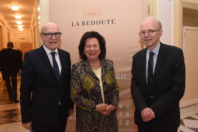 Prof. Dr. Dr. Udo Di Fabio und Dr. Joachim Stamp beim Internationalen Club La Redoute in Bonn